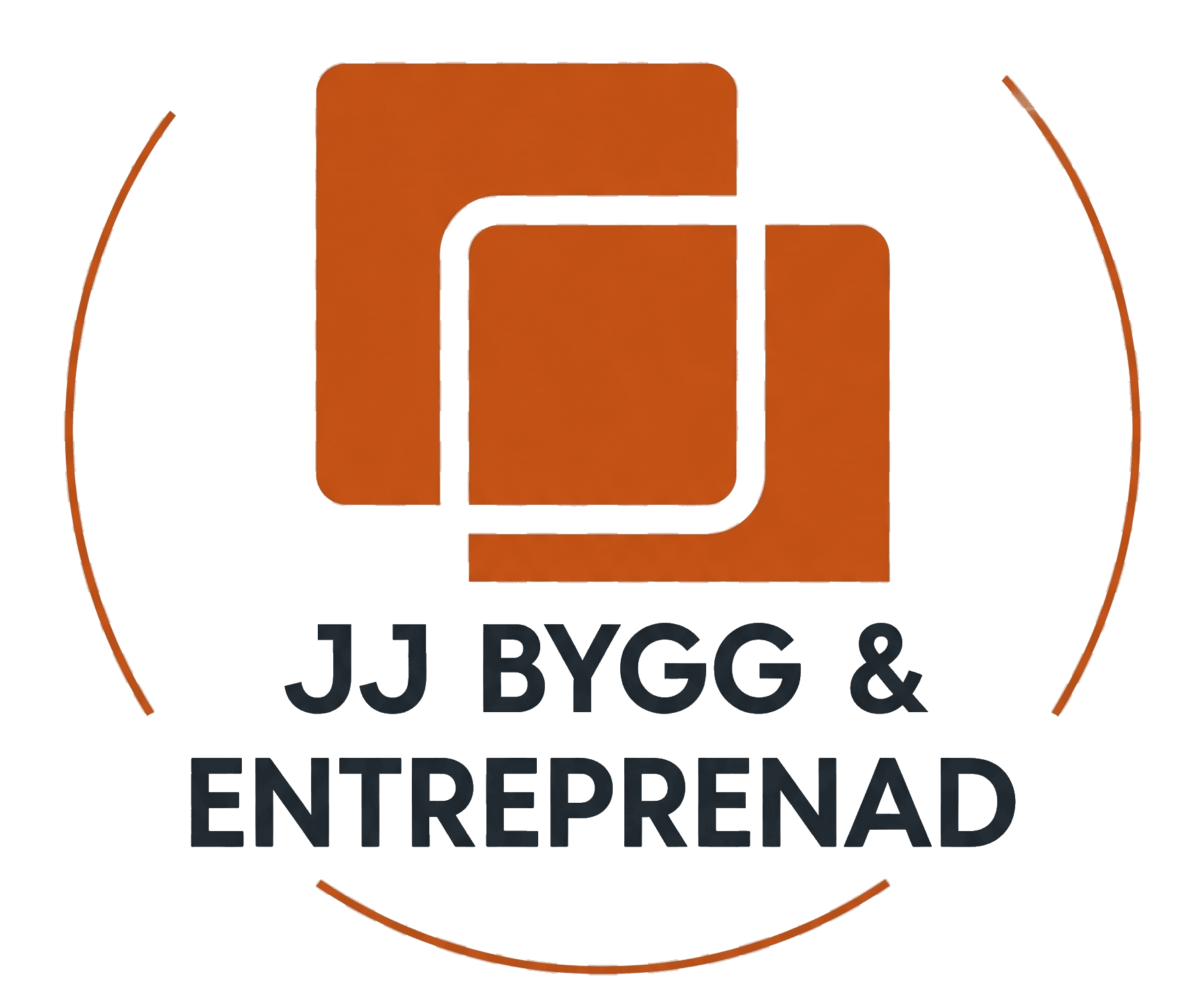 JJ Bygg & Entreprenad AB – logotyp, byggfirma i Boden och Luleå
